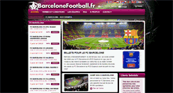Desktop Screenshot of barcelonefootball.fr